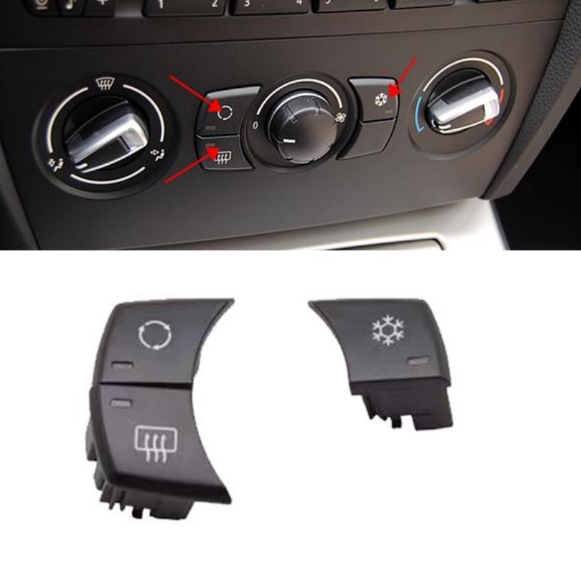 Бутони за климатик 3бр. за BMW 1 3 серия X3 E90 E91 E92 E83 E84 E87 F2