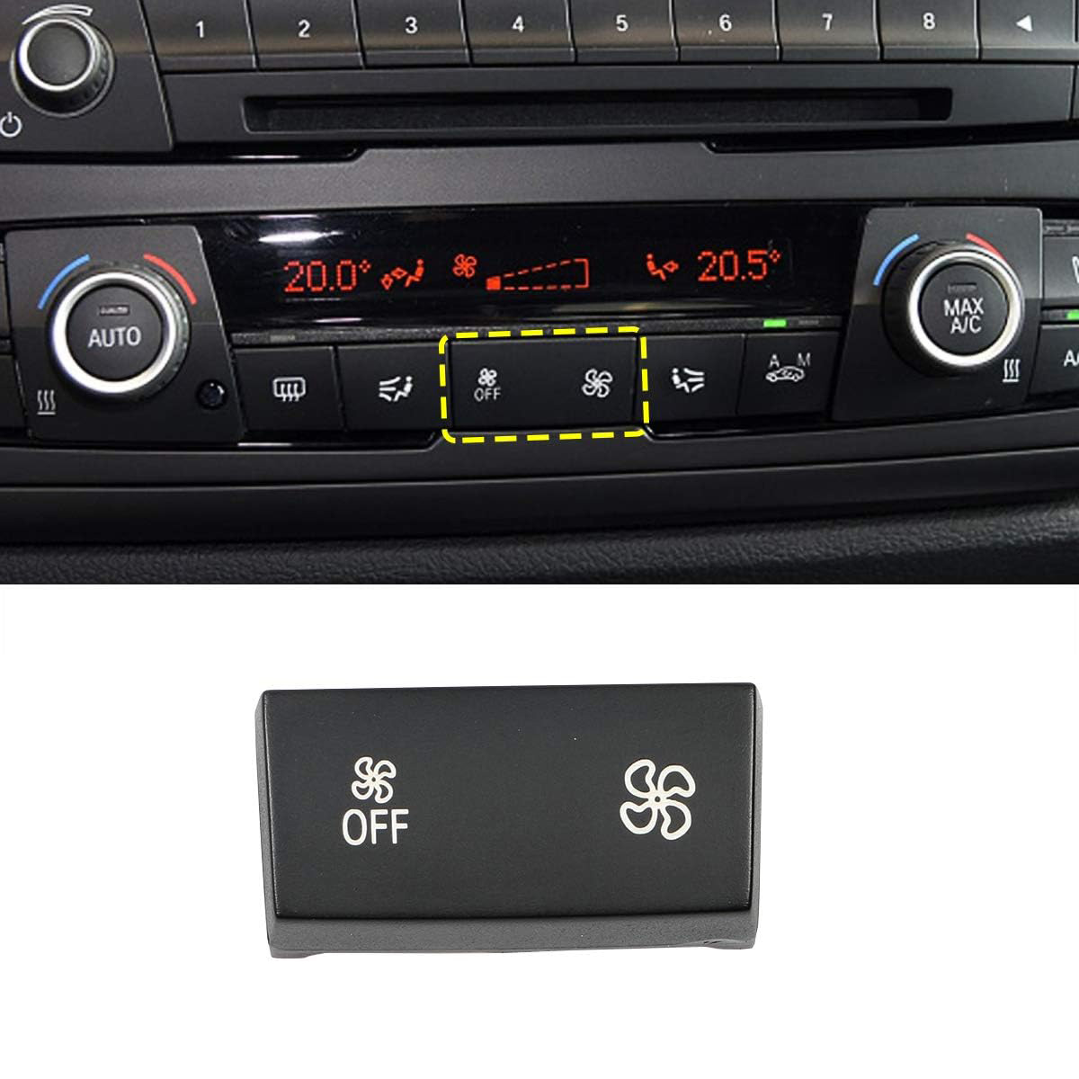 Капаче за силата на климатика къс за BMW 1 2 3 4 серия F20 F21 F30 F31