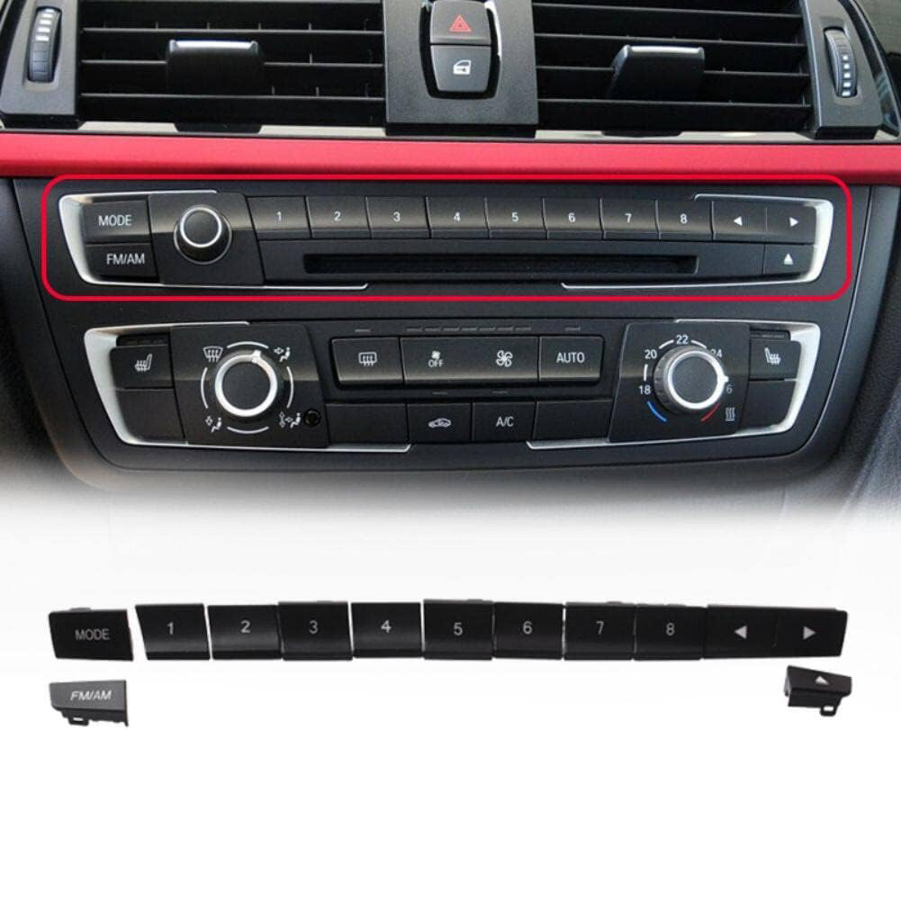 Комплект 12бр бутони за радио BMW 1 2 3 4 серия F20 F21 F30 F31 F34 F3