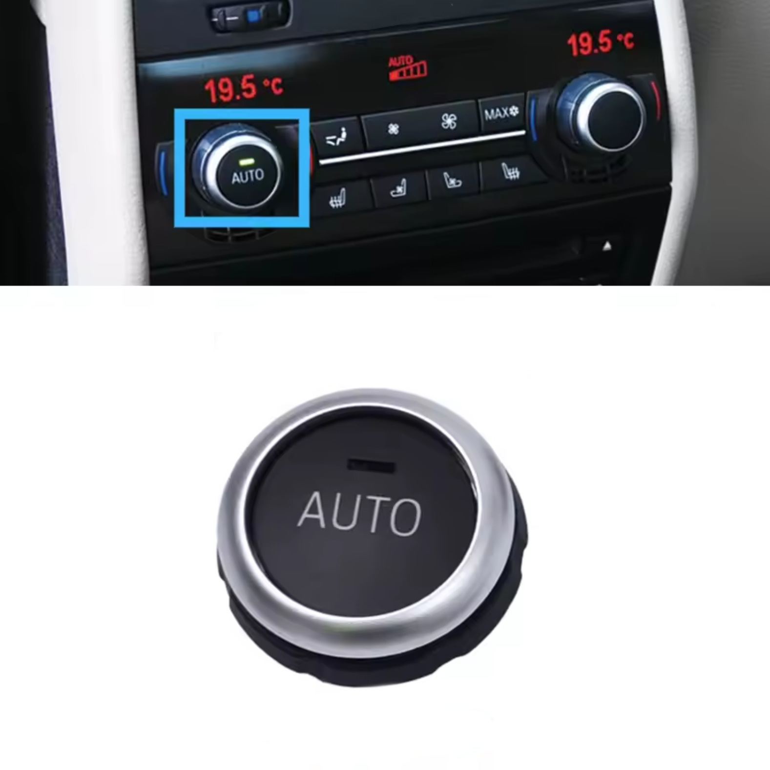 Копче за климатроника с ринг за BMW 1 2 3 4 5 6 7 серия X1 X3 X4 X5 X6