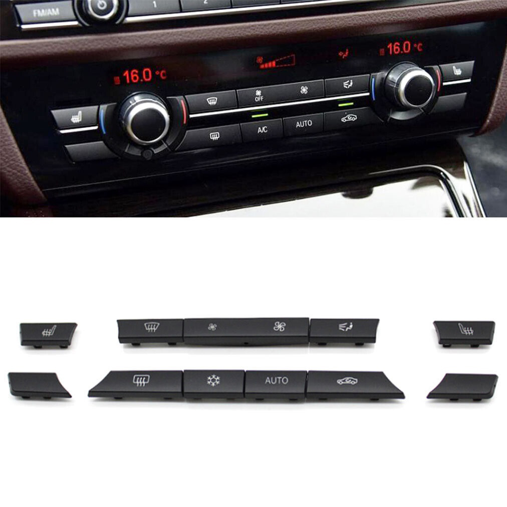 Комплект 11бр черни капачета за климатроник за BMW 5 6 7 серия F01 F02