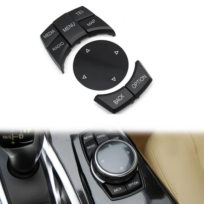 Бутони / копчета за CIC навигация Модел C за BMW F серия 1 2 3 4 5 6 7