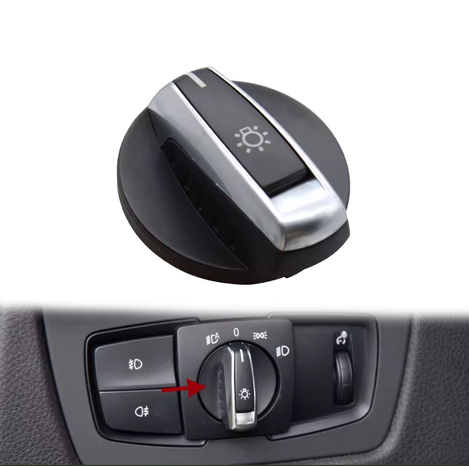 Бутон ключ светлини / фарове за BMW 1 2 3 4 серия X1 X2 F20 F21 F22 F2