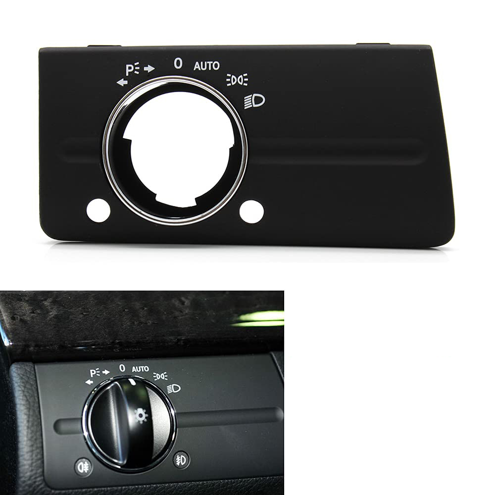 Панел за фарове Модел А черен за Mercedes E class W211 (2003-2009)