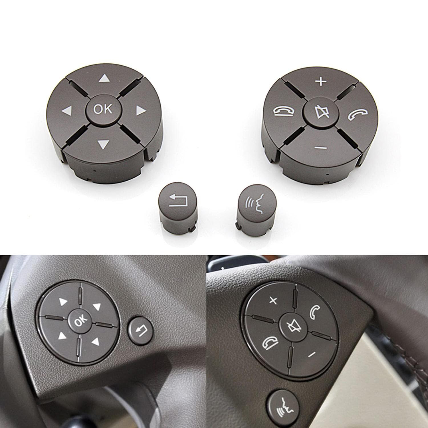 Бутони капачета за волан за Mercedes-benz W204 W212 W207 X204 C E GLK 