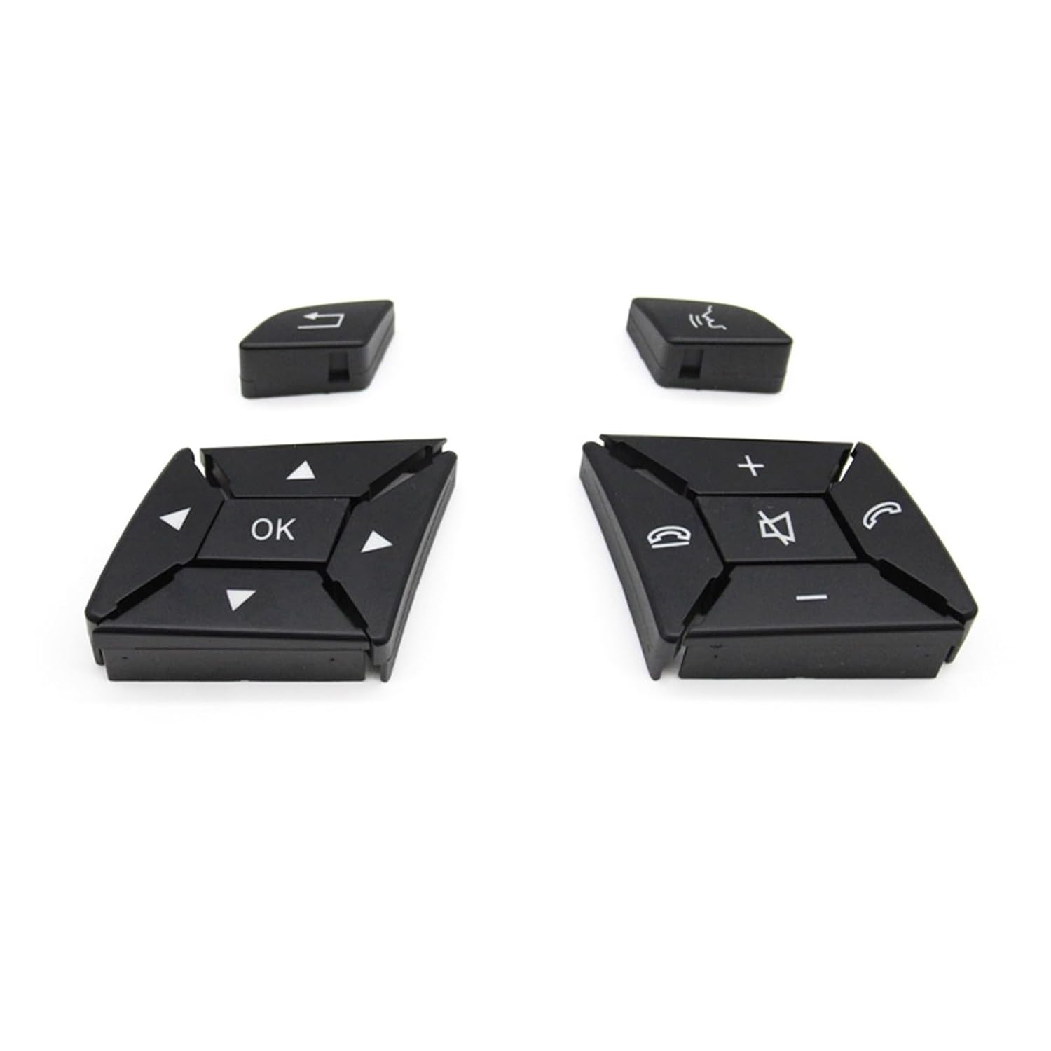 Копчета за волан за Mercedes ML GL GLE G W166 W463, черни
