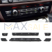 Комплект 11бр черни капачета за климатроник за BMW 5 6 7 серия F01 F02 F10 F11 F12 F13 F06 F07