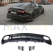 Дифузьор за Audi А6 C7 RS добавка за задна S-line броня (2015-2018)