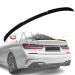 Лип спойлер за багажник M3 style на BMW 3 серия G20 (2020+), черен гланц