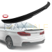 Лип спойлер за багажник M4 style на BMW 5 серия G30 (2018-2024), черен гланц