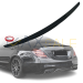 Лип спойлер за багажник на Mercedes S class W222 (2013-2020г.), черен гланц