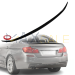 Лип спойлер за багажник M Sport на BMW 5 серия F10 (2010-2017), черен гланц