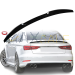 Лип спойлер за багажник на Audi A3 8V M4 Style (2014-2020), черен гланц 
