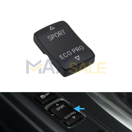 Бутон Sport / Eco pro черен за BMW 1 2 3 4 серия F20 F21 F30 F31 F32 F33 F34 F35 F36
