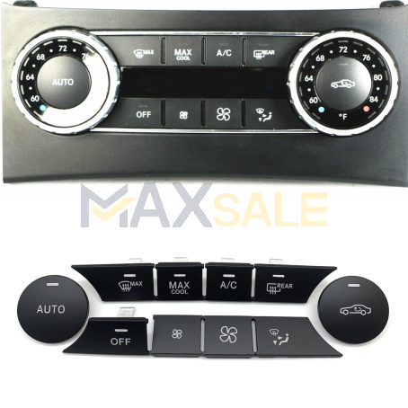 Комплект 10бр бутони за управление на климатик Модел B за Mercedes C class GLK W204 X204 (2007-2015)