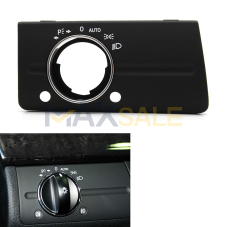 Панел за фарове Модел А черен за Mercedes E class W211 (2003-2009)