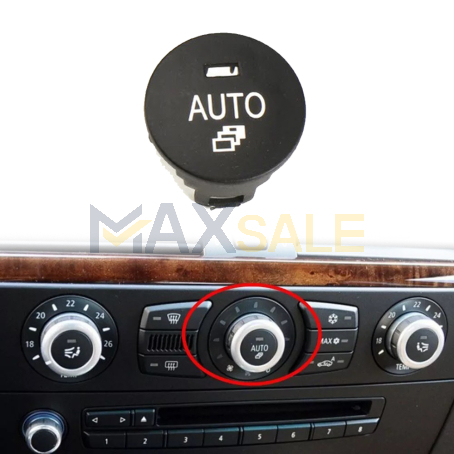 Бутон капаче AUTO за климатроник за BMW 5 6 серия E60 E61 E63 E64 (2003-2010)
