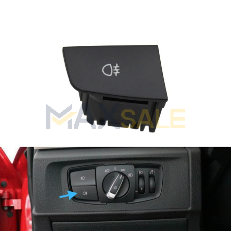 Бутон за задни светлини за мъгла на BMW 1 2 3 4 серия X1 X2 F21 F46 F30 F31 F34 F35 F48 F39 (2012-2021)