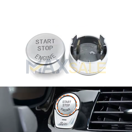Старт стоп бутон за BMW G серия 1 5 6 7 X3 X4, сиво