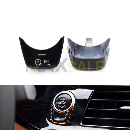 Бутон OFF за старт стоп за BMW G серия 1, 5, 6, 7, X3, X4, черен гланц