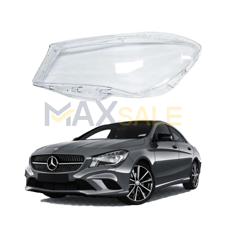 Ляво стъкло за фар на Mercedes-Benz W117 CLA (14-16)