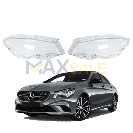 Комплект стъкла за фарове на Mercedes-Benz W117 CLA (14-16), ляво и дясно 