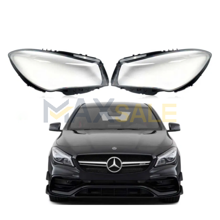 Комплект стъкла за фарове на Mercedes-Benz CLA W117 (17-20), ляво и дясно 