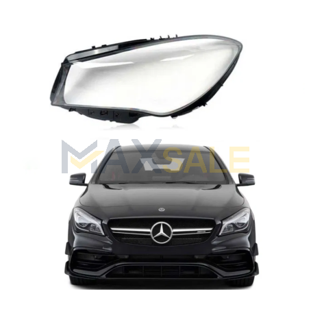 Ляво стъкло за фар на Mercedes-Benz CLA W117 (17-20)