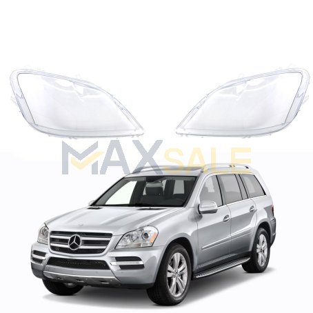 Комплект стъкла за фарове на Mercedes-Benz X164 GL (06-12), ляво и дясно 
