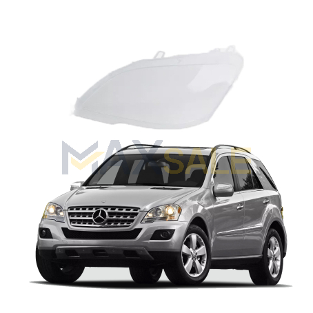 Ляво стъкло за фар на Mercedes-Benz W164 ML FACELIFT (10-12)