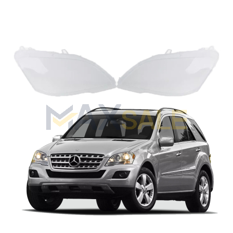 Комплект стъкла за фарове на Mercedes-Benz W164 ML FACELIFT (10-12), ляво и дясно 