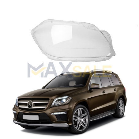 Дясно стъкло за фар на Mercedes-Benz X166 GL (12-16)