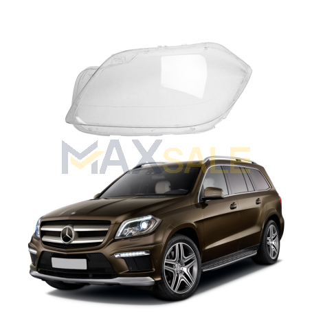 Ляво стъкло за фар на Mercedes-Benz X166 GL (12-16)