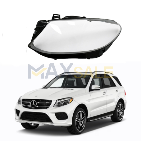 Ляво стъкло за фар на Mercedes-Benz W166 W292 GLE/Coupe (15-19)