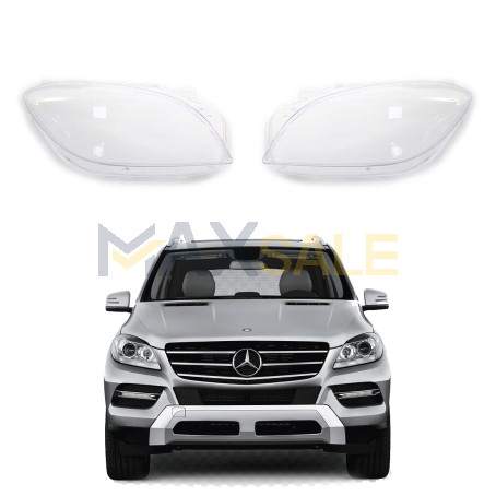 Комплект стъкла за фарове на Mercedes-Benz W166 ML (12-15), ляво и дясно 