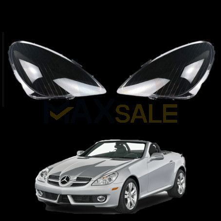 Комплект стъкла за фарове на Mercedes-Benz W171 SLK (04-10), ляво и дясно 
