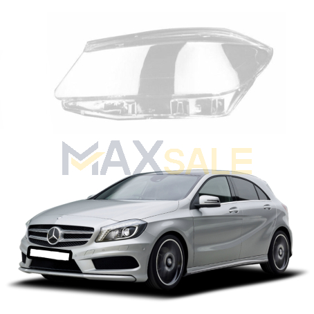 Дясно стъкло за фар на Mercedes-Benz A class W176 (12-15)