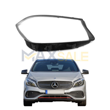 Дясно стъкло за фар на Mercedes-Benz A W176 (16-18)