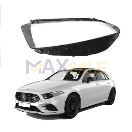 Ляво стъкло за фар на Mercedes-Benz A W177 (19-20)
