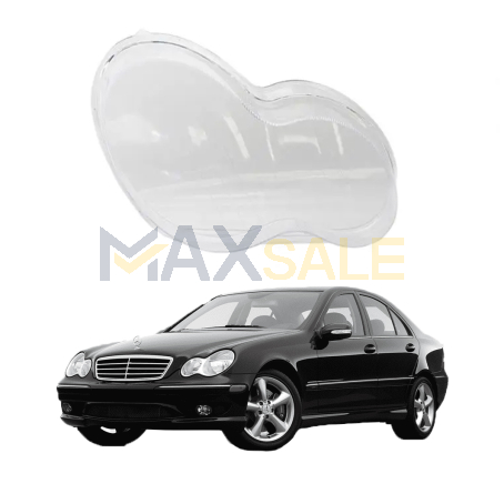 Дясно стъкло за фар на Mercedes-Benz C class W203 (00-07)