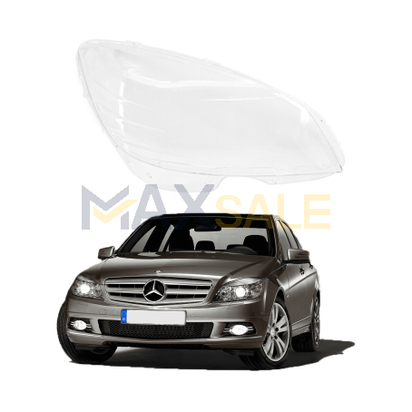 Дясно стъкло за фар на Mercedes-Benz C W204 (09-11)