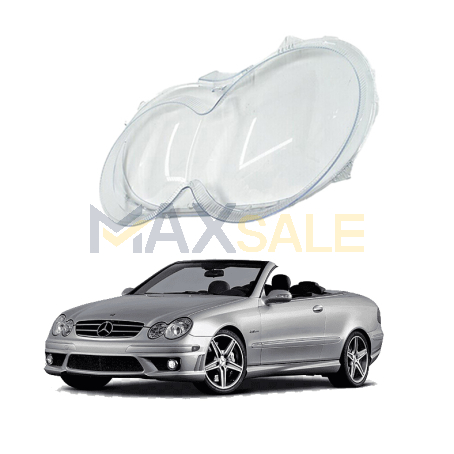 Ляво стъкло за фар на Mercedes-Benz W209 CLK (05-08)