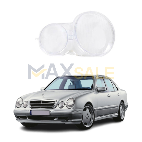 Ляво стъкло за фар на Mercedes-Benz E class W210 (00-03)