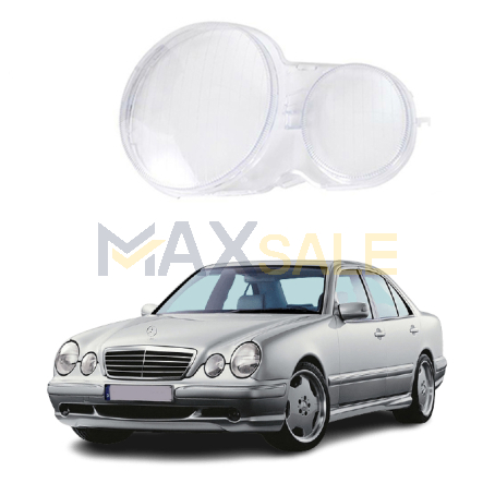 Дясно стъкло за фар на Mercedes-Benz E class W210 (00-03)