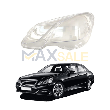 Ляво стъкло за фар на Mercedes-Benz E W212 (09-13)