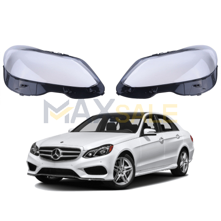 Комплект стъкла за фарове на Mercedes-Benz E class W212 (14-16), ляво и дясно 