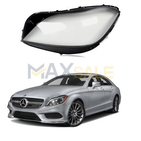 Ляво стъкло за фар Mercedes-Benz CLS W218 Facelift (2015-2018)