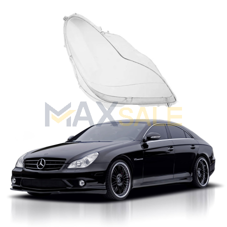 Дясно стъкло за фар на Mercedes-Benz W219 CLS  (04-09)