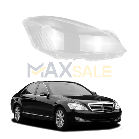 Дясно стъкло за фар на Mercedes-Benz S class W221 (07-09)