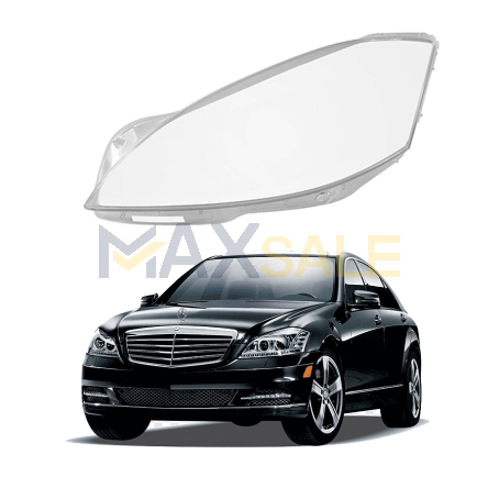 Ляво стъкло за фар на Mercedes-Benz S W221 FACELIFT (10-14)